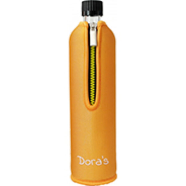Dora´s Trinkflasche 500 ml mit Neoporenüberzug orange