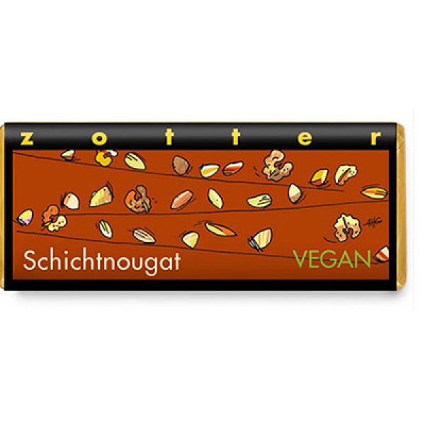 Schichtnougat - vegan 70 g